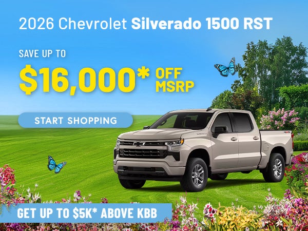 2026 Chevrolet Silverado 1500 RST offer 