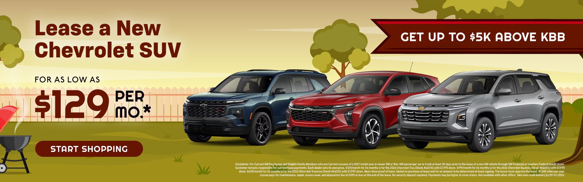 2026 Chevrolet SUVs Special Offers