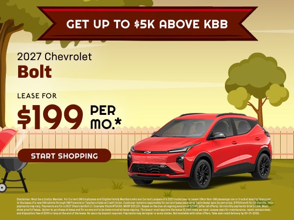 2027 Chevrolet Bolt Offer 