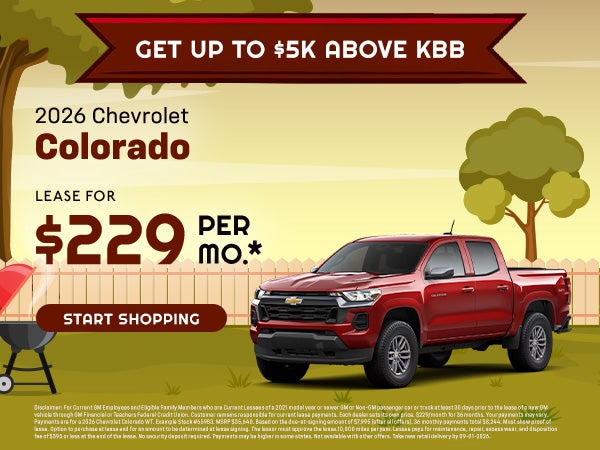 2026 Chevrolet Colorado Offer 