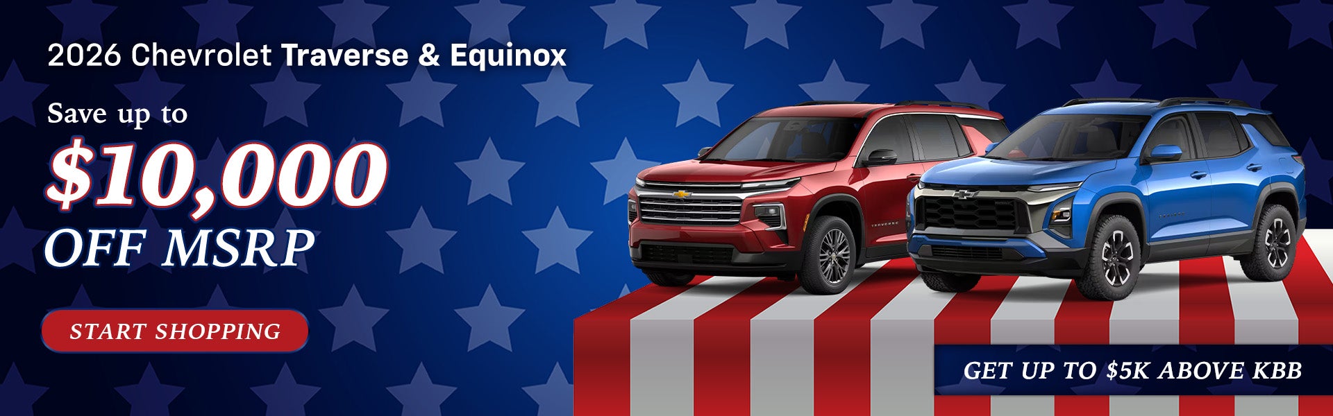 2025 Chevrolet Traverse and Equinox offer