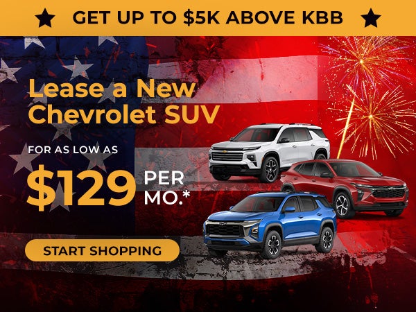 2026 Chevrolet SUVs Special Offers