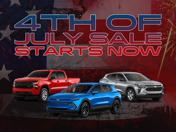 4th of July Offers on New Chevrolet