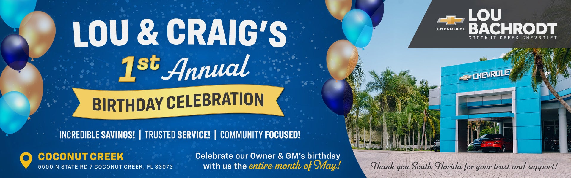 Lou & Craig's Birthday Celebration at Coconut Creek Chevrole