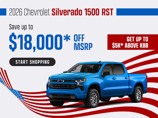 2026 Chevrolet Silverado 1500 RST offer 