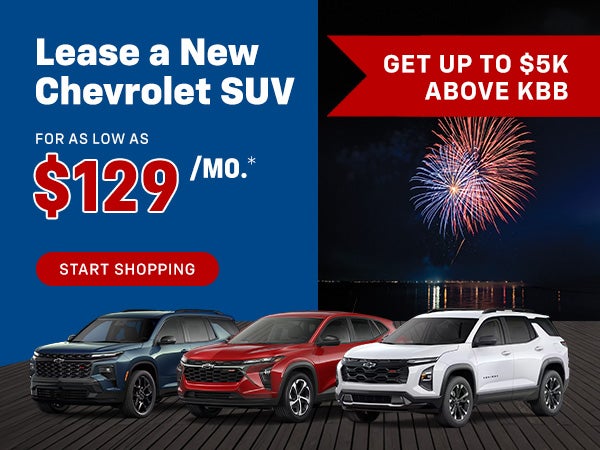 2026 Chevrolet SUVs Special Offers