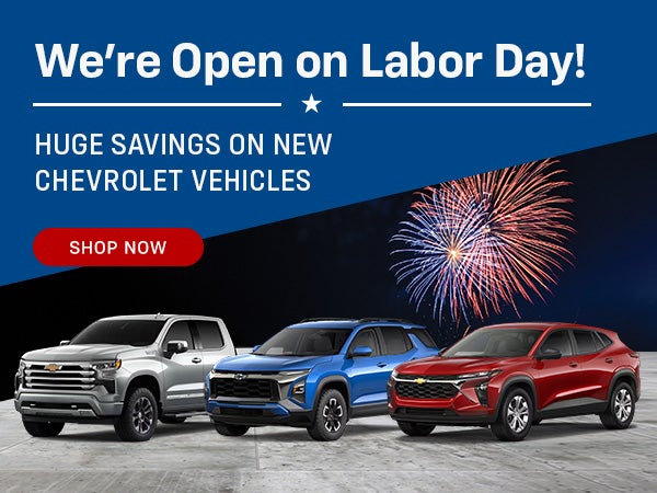 Labor Day Savings on New Chevrolet in Coconut Creek, FL